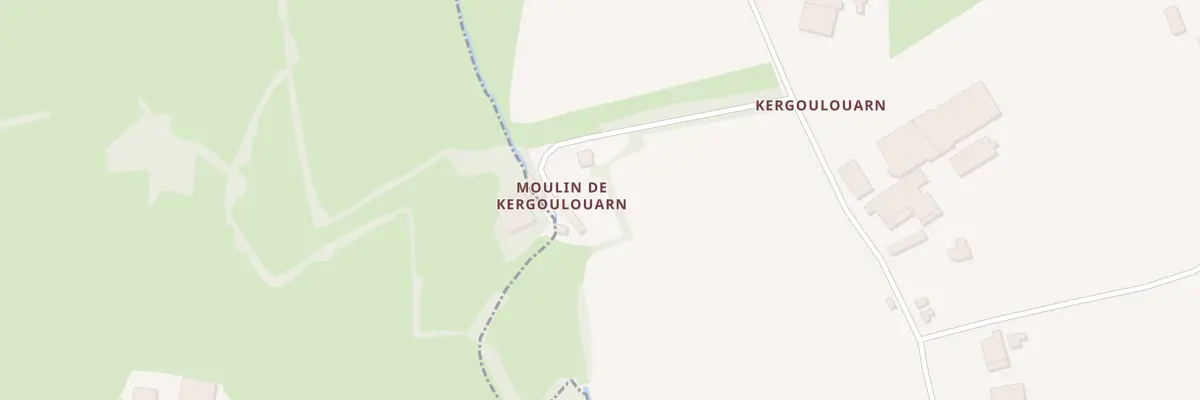 Plan du 385 Kergoulouarn à Plouvorn