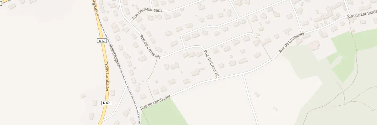 Plan du 24 Rue de Croas Hir à Plouvorn