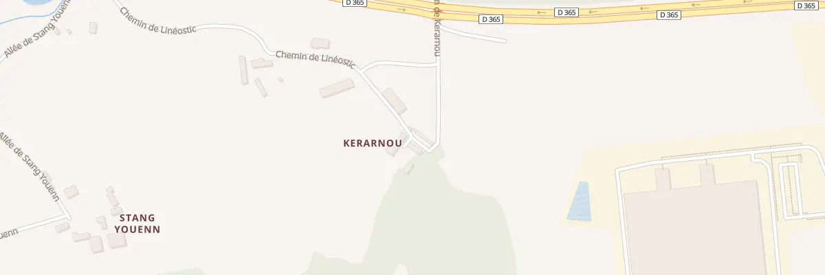 Plan du 27 Che de Kerarnou à Quimper