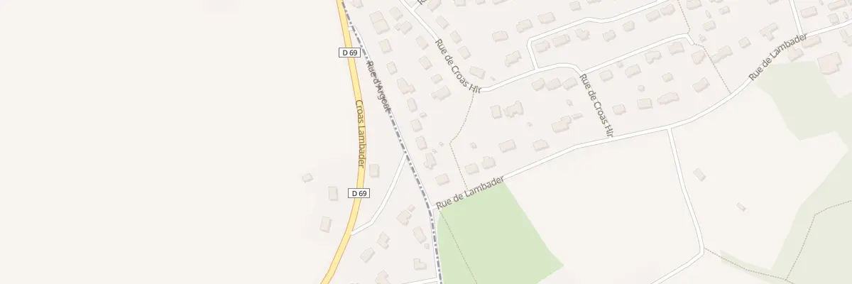 Plan du 22 Rue d’Argoat à Plouvorn