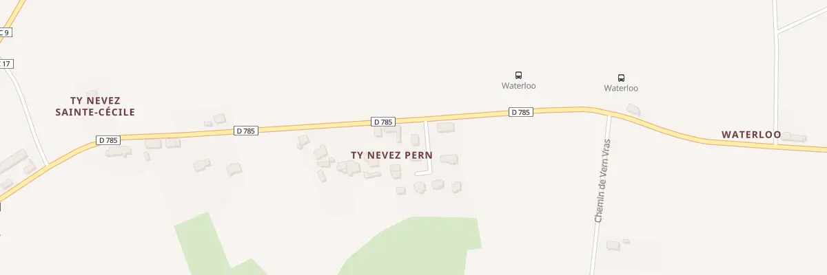 Plan du 1 All Ty Nevez Pern à Briec