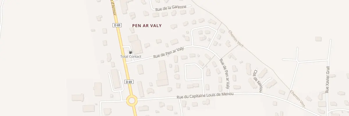 Plan du 6 Imp de Kerhuel à Plouvorn