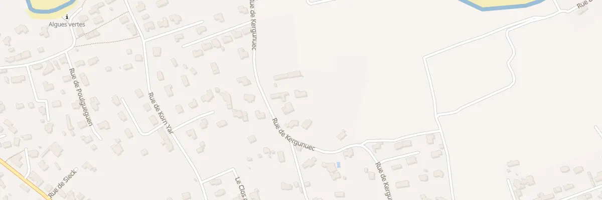 Plan du 499 Rue de Kergunuec à Santec