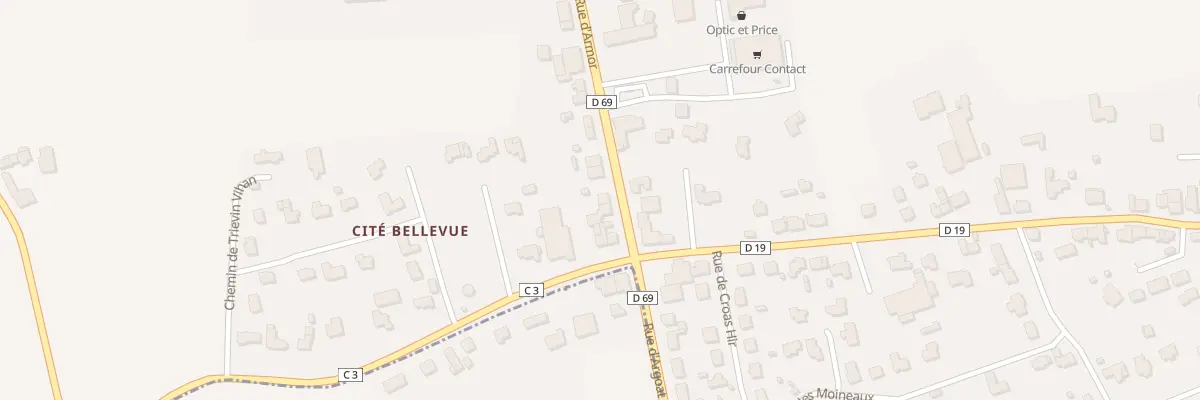 Plan du 47 Rue d’Armor à Plouvorn