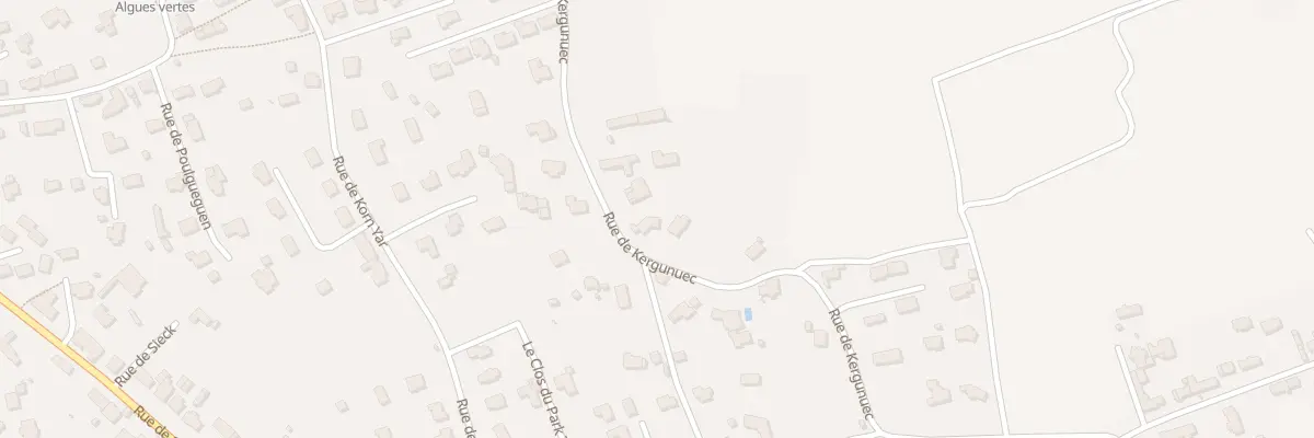 Plan du 441 Rue de Kergunuec à Santec