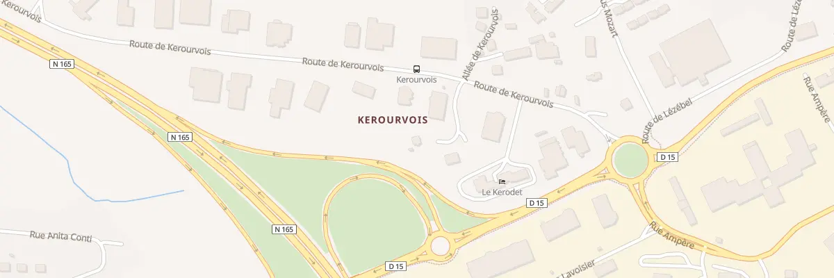 Plan du 2 Imp de Kerourvois à Ergué-Gabéric