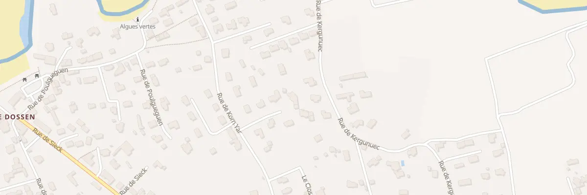 Plan du 397 Rue de Korn Yar à Santec