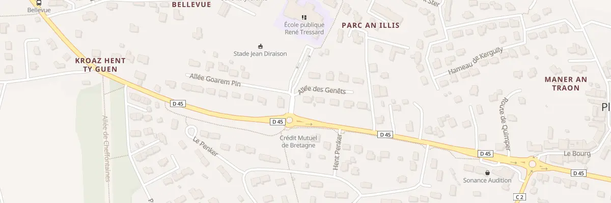 Plan du 9 All des Genets à Pleuven
