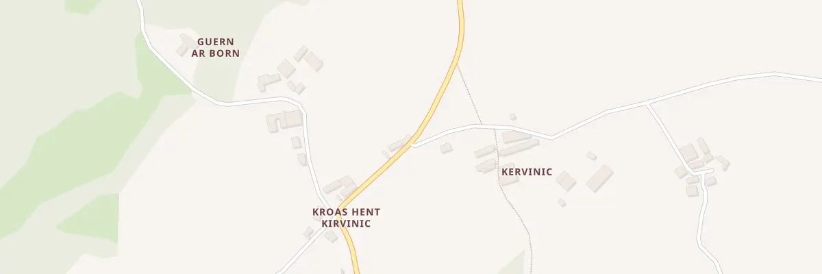 Plan du 259 Kroas Hent Kervinic à Lopérec