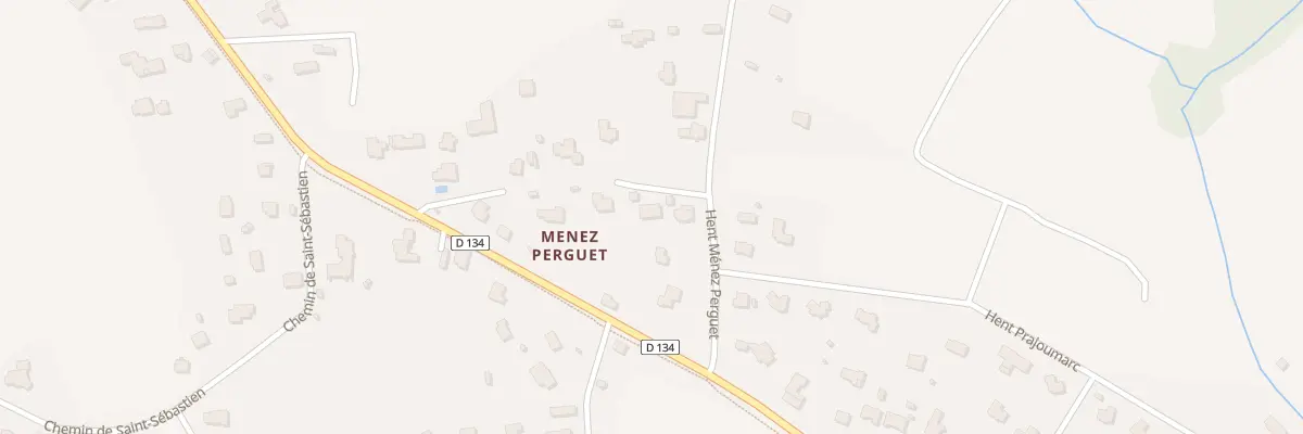 Plan du 5B Hent Menez Perguet à Gouesnach