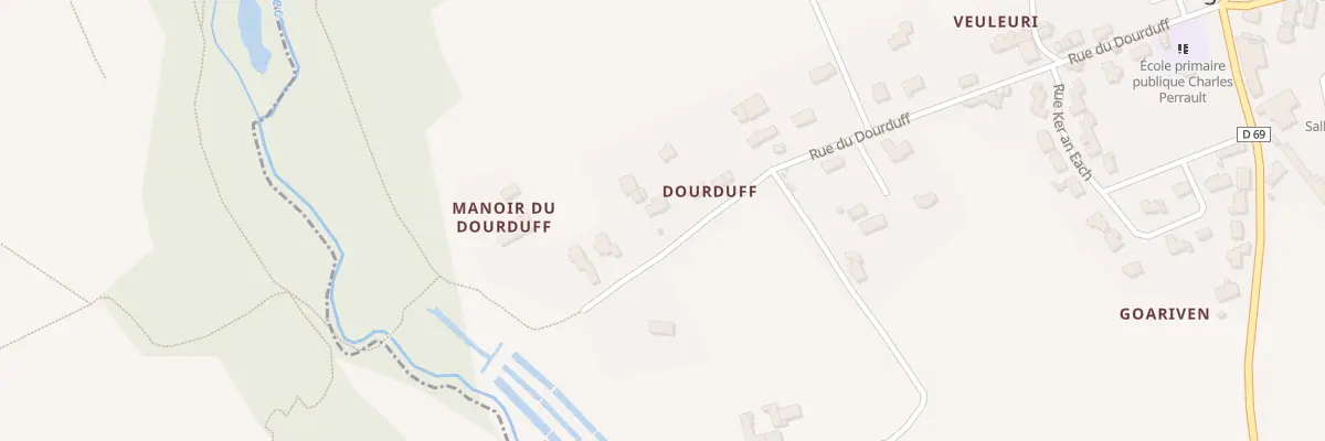 Plan du 440 Rue du Dourduff à Plougoulm