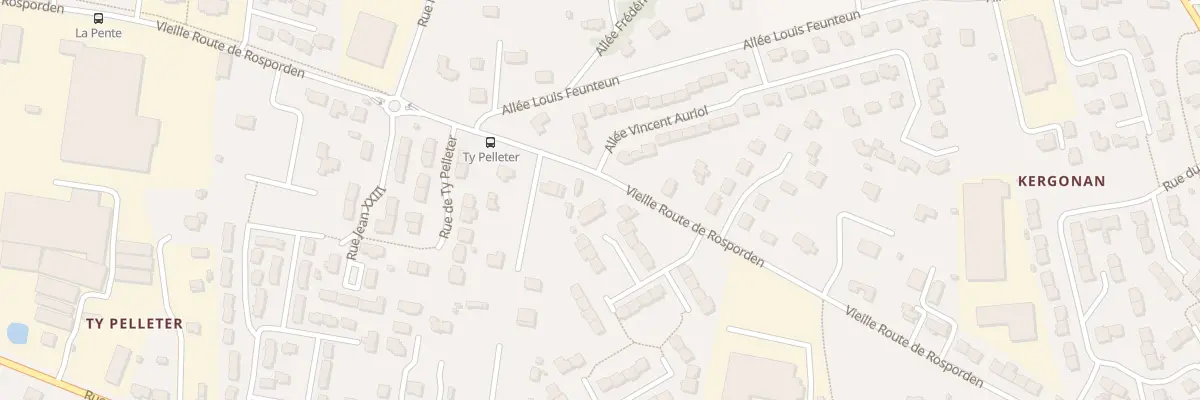Plan du 11 Rue Pablo Neruda à Quimper