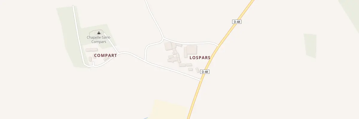 Plan du 1108 Lospars à Châteaulin