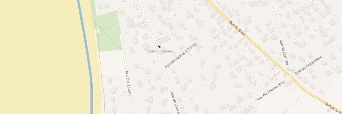 Plan du 233 Rue du Pount Ar C Hantel à Santec