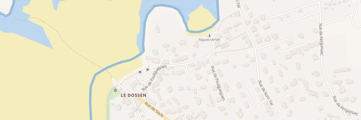Plan du 152 Rue de Poulgueguen à Santec