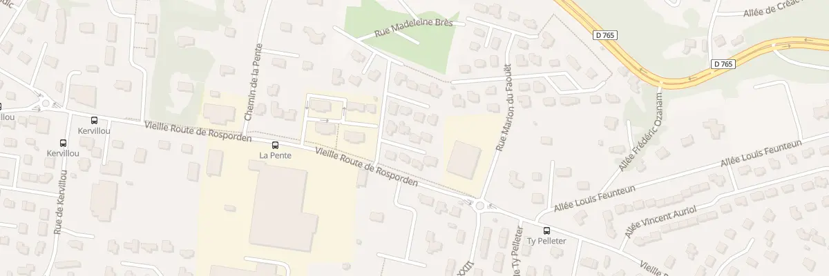 Plan du 5 Rue de Roc H Tredudon à Quimper