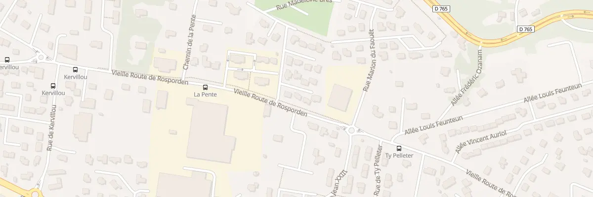 Plan du 4 Rue de Roc H Tredudon à Quimper