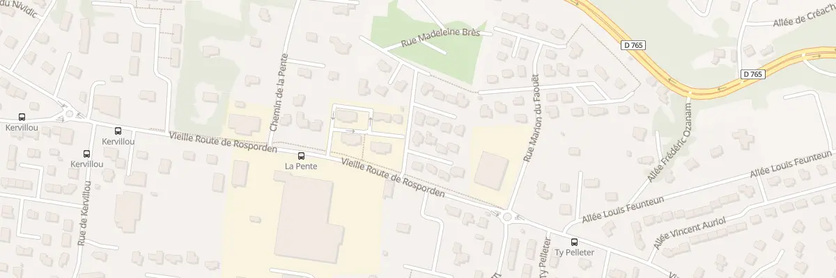 Plan du 1 Rue de Roc H Tredudon à Quimper