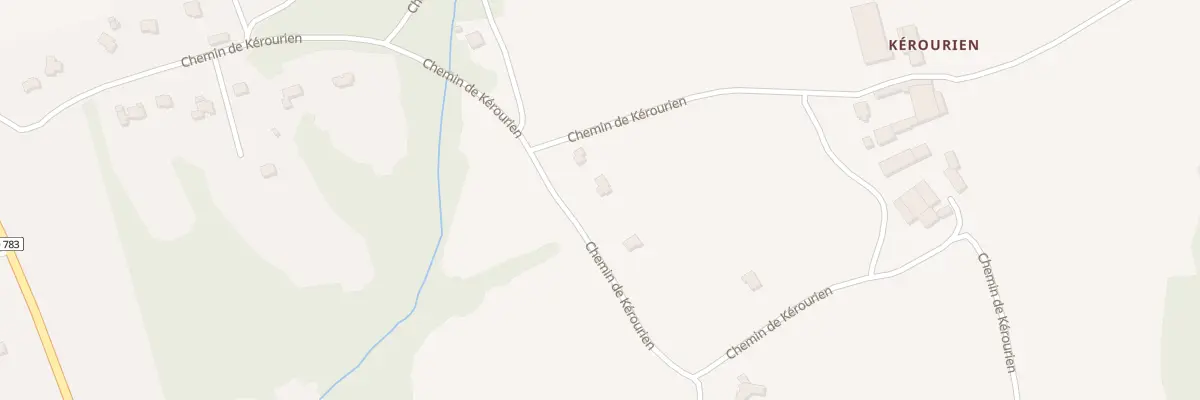 Plan du 78 Che de Kerourien à Quimper