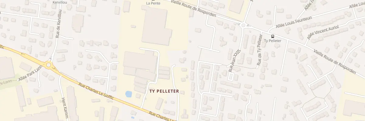 Plan du 158 Rue Charles le Goffic à Quimper
