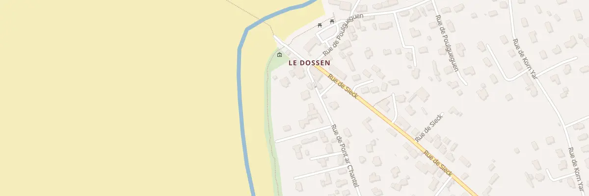 Plan du 598 Rue du Pount Ar C Hantel à Santec