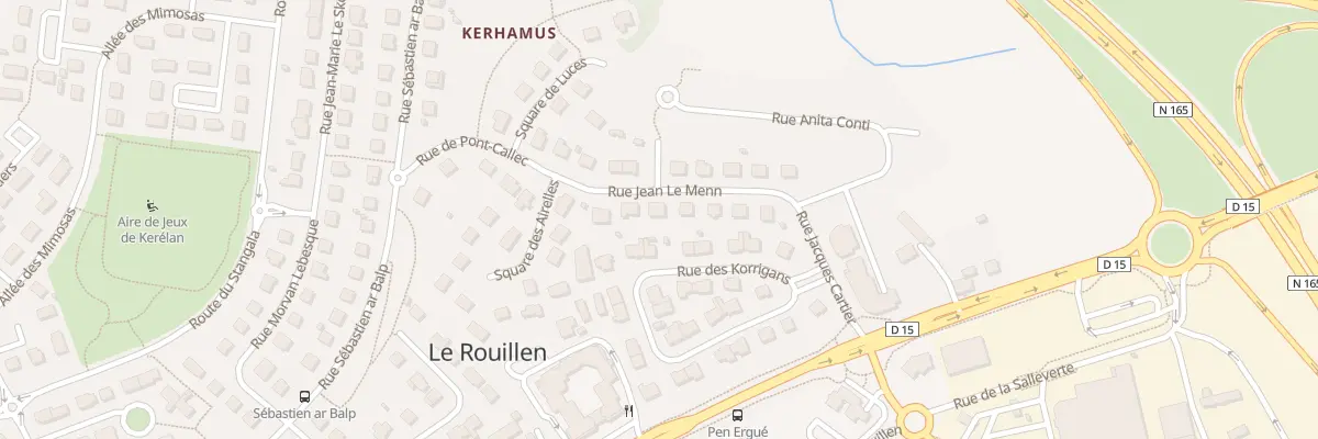 Plan du 9 Rue Jean le Menn à Ergué-Gabéric