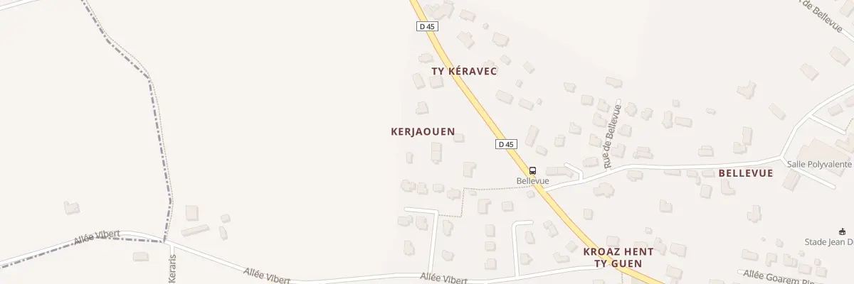 Plan du 8 Ty Keravec à Pleuven