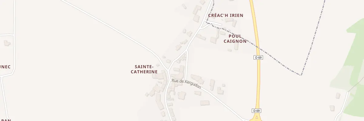Plan du 614 Sainte Catherine à Mespaul