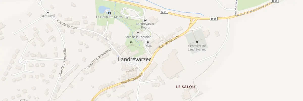 Plan du 1 Rue de Kerroc’h à Landrévarzec