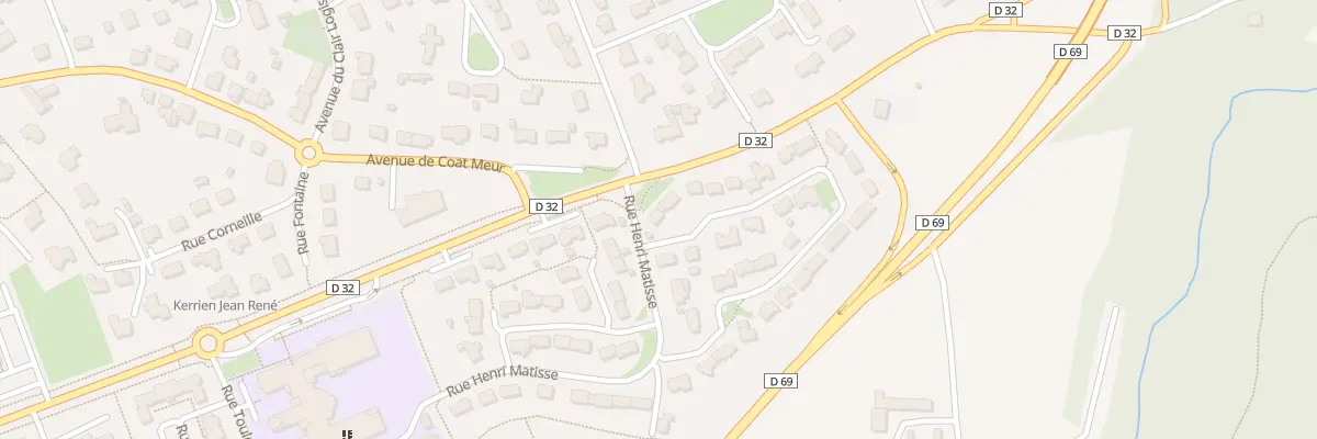 Plan du 1 Rue Paul Cezanne à Landivisiau