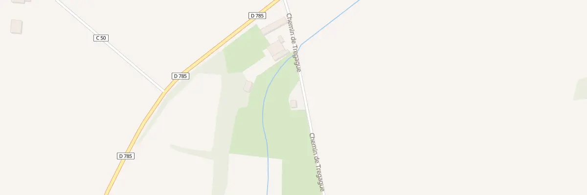 Plan du 307 Tregague à Briec