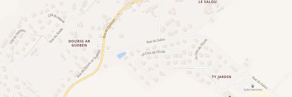 Plan du 2 Lot Le Clos de l’Ecole à Landrévarzec