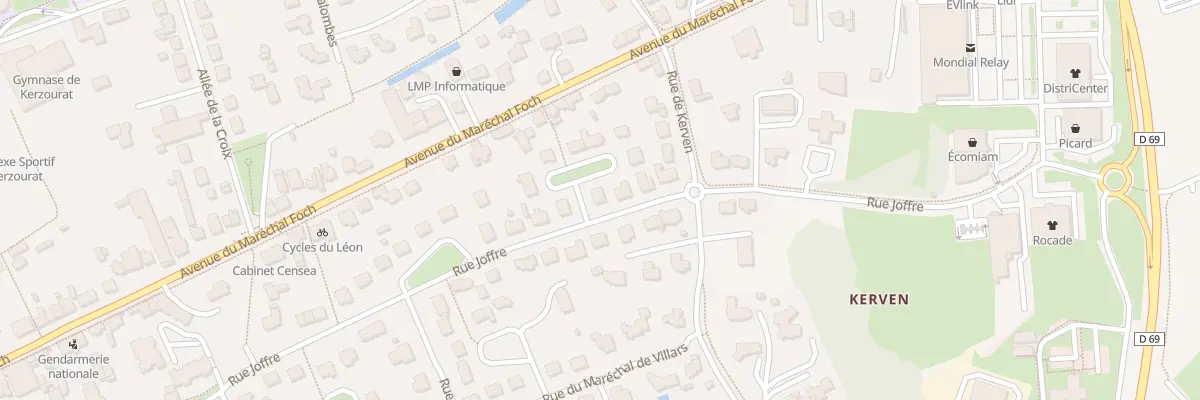Plan du 8A Pl Gallieni à Landivisiau