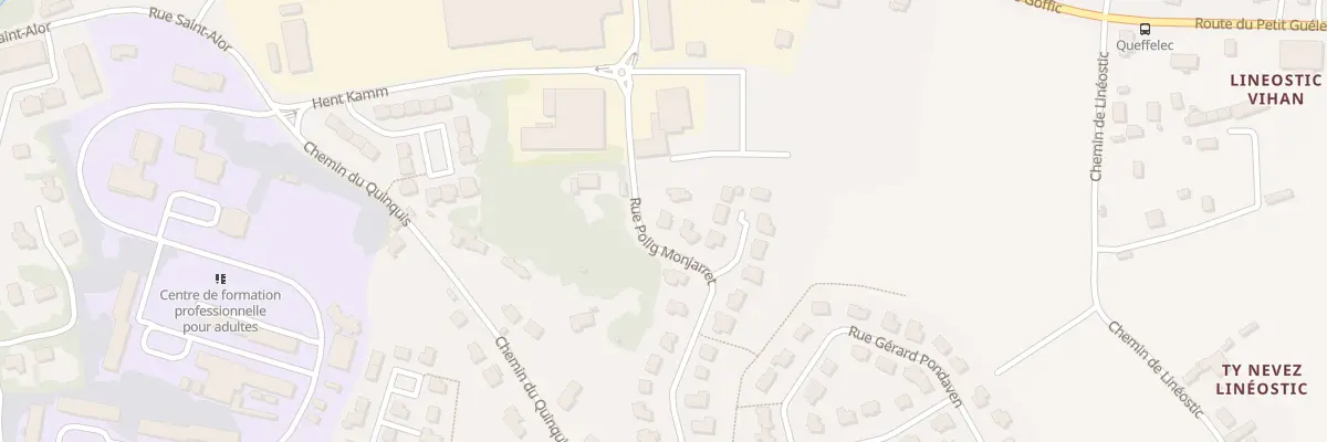 Plan du 8 Rue Polig Monjarret à Quimper