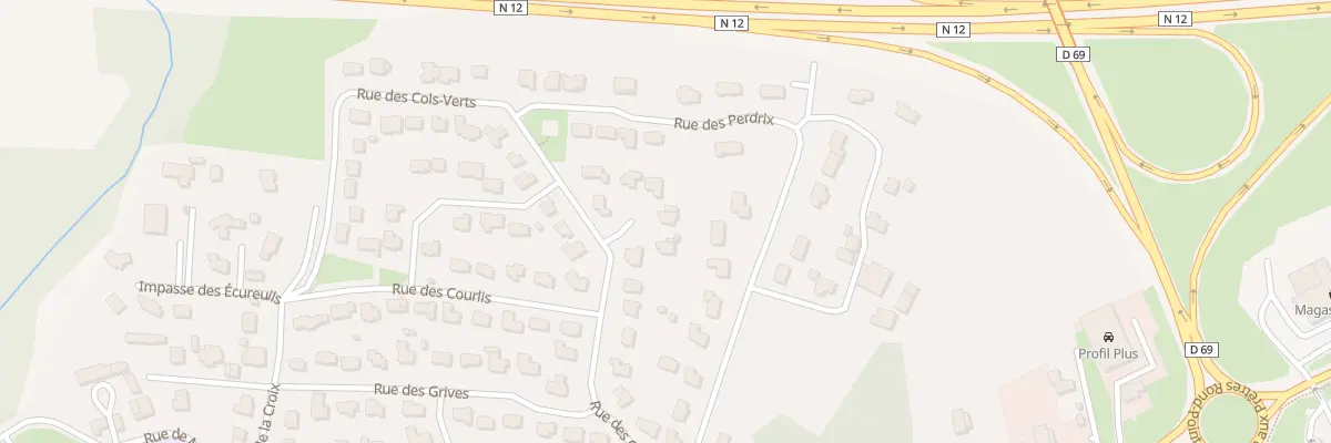 Plan du 18 Rue des Cols-Verts à Landivisiau
