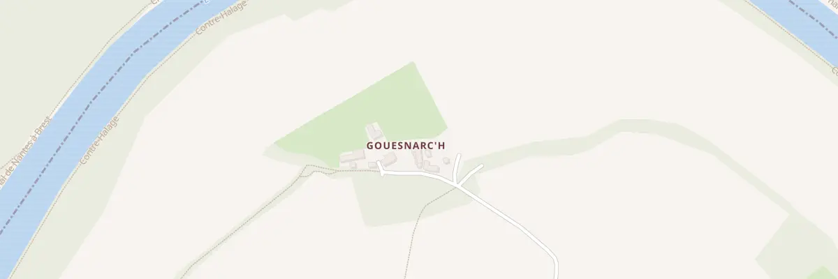 Plan du 103 Gouesnarc’H à Saint-Coulitz