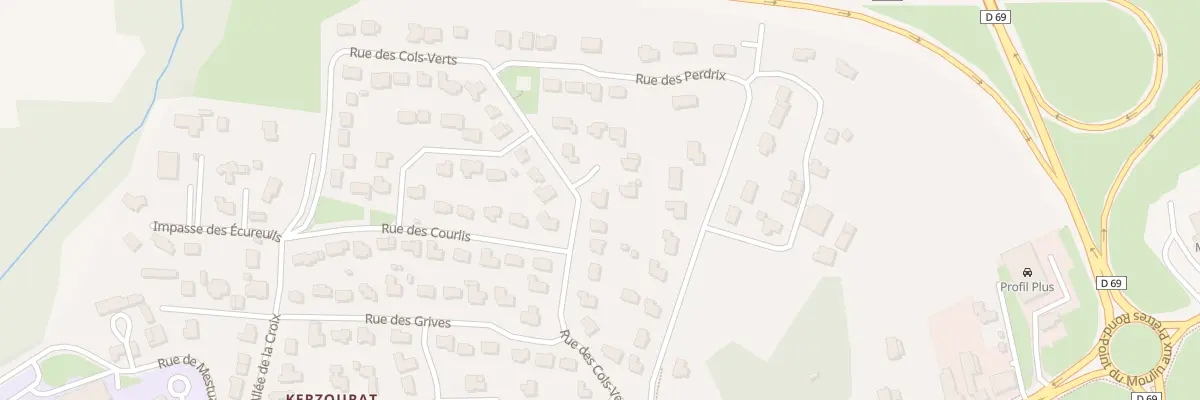 Plan du 14 Rue des Cols-Verts à Landivisiau