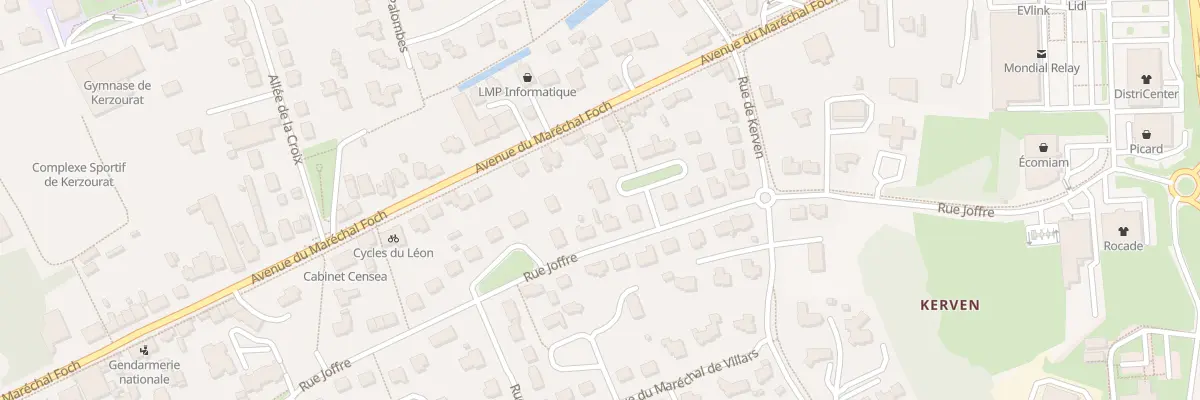 Plan du 2 Pl Gallieni à Landivisiau