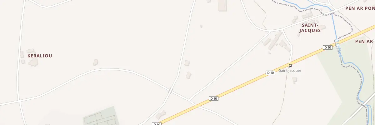 Plan du 432 Rte de St Pol à Sibiril