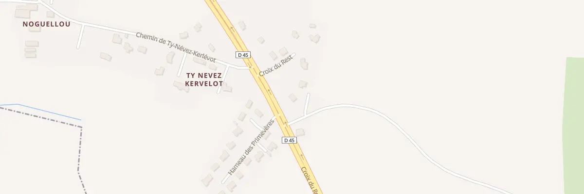Plan du 2 Croix du Rest à Pleuven