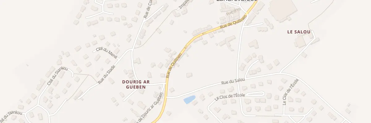Plan du 21 Rue de Quilinen à Landrévarzec
