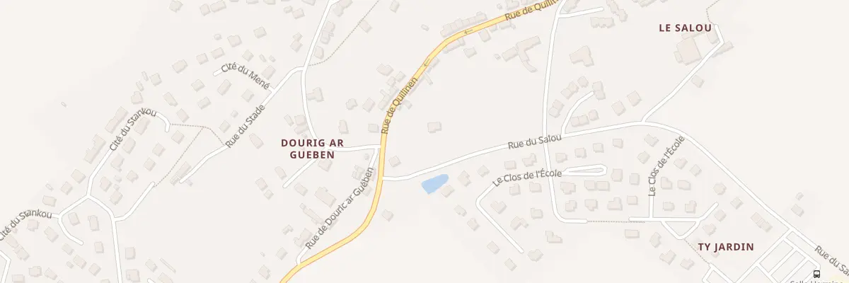 Plan du 5012 Le Salou à Landrévarzec
