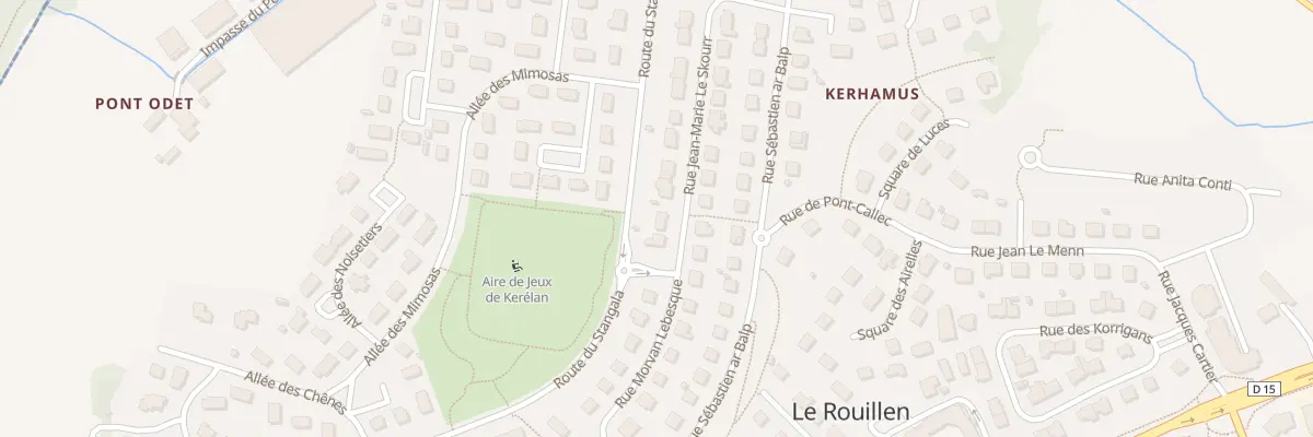 Plan du 3 Rue Jean-Marie le Skourr à Ergué-Gabéric