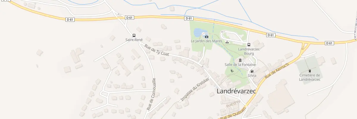 Plan du 21 Rue de Ty Coat à Landrévarzec