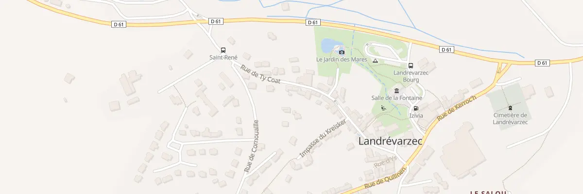 Plan du 23 Rue de Ty Coat à Landrévarzec