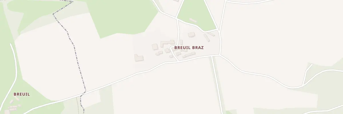 Plan du 9999 Breuil Bras à Lopérec