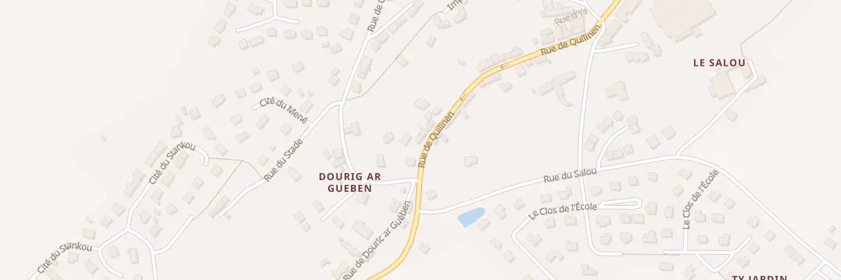 Plan du 36 Rue de Quilinen à Landrévarzec
