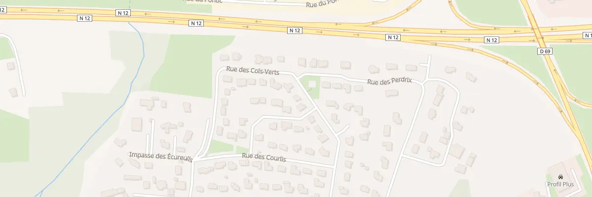 Plan du 21 Rue des Cols-Verts à Landivisiau
