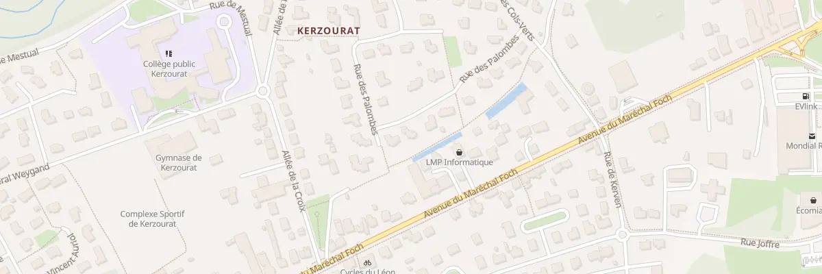 Plan du 15 Rue des Palombes à Landivisiau
