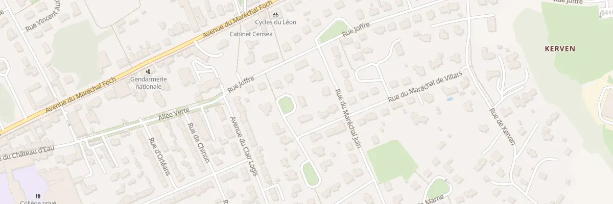 Plan du 4 Pl Masséna à Landivisiau